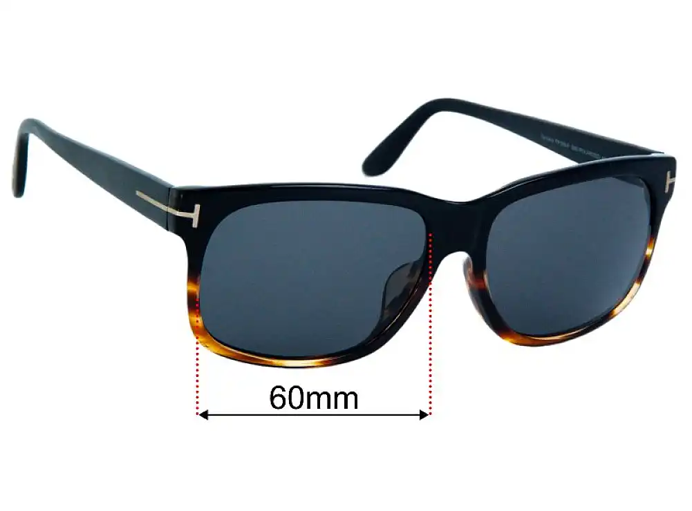 Tom Ford Barbara TF376-F 60mm Replacement Lenses